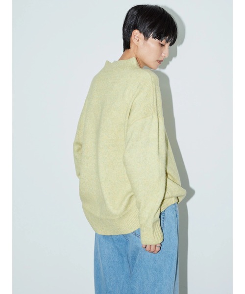 AMERICAN HOLIC（アメリカンホリック）の「カラーMIXモックネックニットプルオーバー（ニット/セーター・レディース・サックスブルー/ピンク/イエロー/ベージュ系その他・M/L）」の15枚目の写真