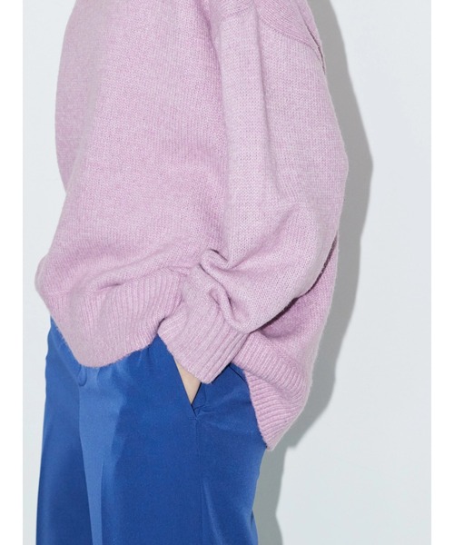 AMERICAN HOLIC（アメリカンホリック）の「カラーMIXモックネックニットプルオーバー（ニット/セーター・レディース・サックスブルー/ピンク/イエロー/ベージュ系その他・M/L）」の21枚目の写真