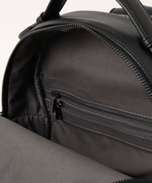 VitaFelice（ヴィータフェリーチェ）の「9ポケットミニリュック（バックパック/リュック・レディース・グレー/ブラック/カーキ/ライトグレー/ベージュ系・FREE）」の9枚目の写真