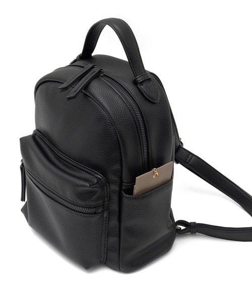 VitaFelice（ヴィータフェリーチェ）の「9ポケットミニリュック（バックパック/リュック・レディース・グレー/ブラック/カーキ/ライトグレー/ベージュ系・FREE）」の12枚目の写真