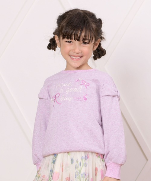 KP 裏毛トレーナー　パープル　 120cm KP 総柄トレーナー PURPLE | KidsPlanet(キッズプラネット)　 子供服・キッズウェア powered by BASE