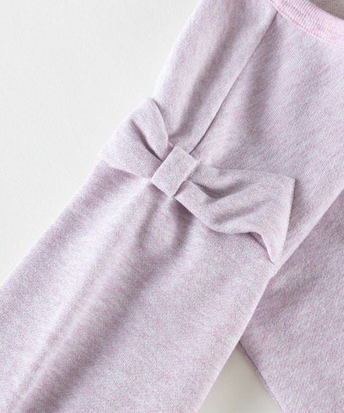 KP（ケーピー）の「リボンモチーフラメミニ裏毛トレーナー(100～130cm)（スウェット・キッズ・パープル/ミント・110cm/120cm/130cm）」の8枚目の写真