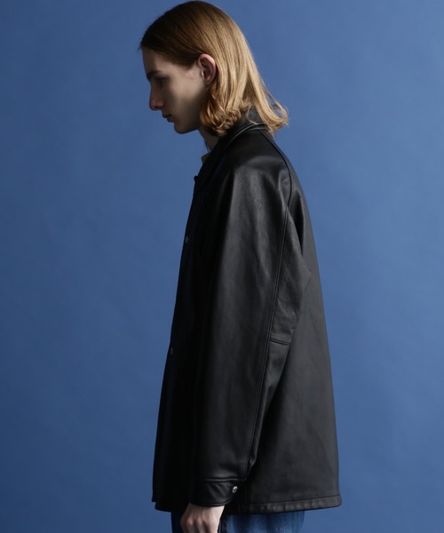 Schottショット　メンズブラック レザージャケット　コーチジャケットサイズM Schott N.Y.C 革ジャン ライダース Schott/ショット/SHEEP COACH