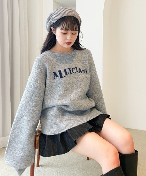 Heather（ヘザー）の「ニットベレー　184181（ハンチング/ベレー帽・レディース・グレー/ブラック・ONE SIZE）」の15枚目の写真