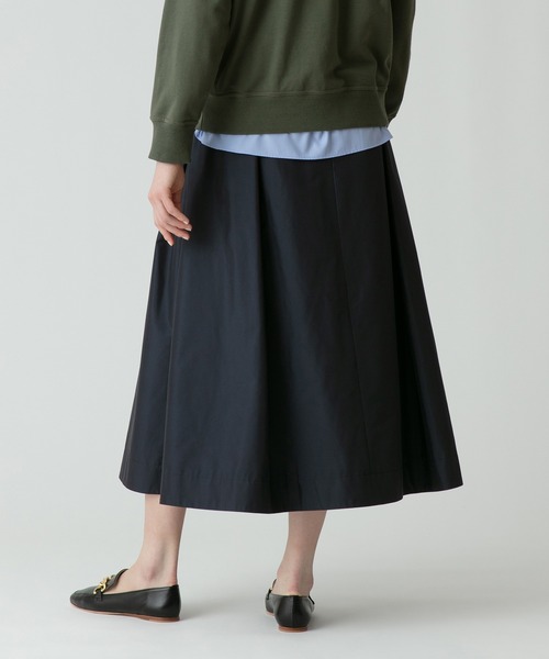 allureville（アルアバイル）の「タフタタックフレアスカート（スカート・レディース・グリーン/ネイビー/ピンク・1/2）」の22枚目の写真