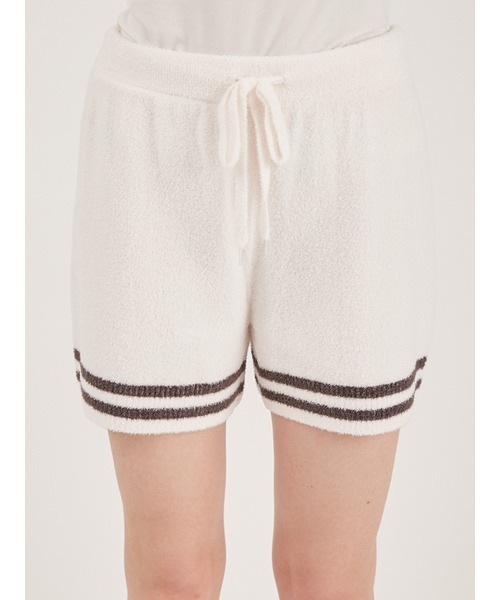 gelato pique（ジェラートピケ）の「スムーズィーロゴジャガードプルオーバー＆ショートパンツSET（ルームウェア/パジャマ・レディース・アイボリー/チャコールグレー/ピンク/ミント・FREE）」の14枚目の写真