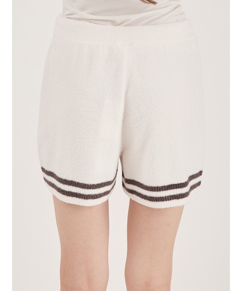 gelato pique（ジェラートピケ）の「スムーズィーロゴジャガードプルオーバー＆ショートパンツSET（ルームウェア/パジャマ・レディース・アイボリー/チャコールグレー/ピンク/ミント・FREE）」の15枚目の写真