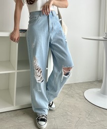 WEGO | WEGO/ヘビークラッシュローライズパンツ(デニムパンツ)