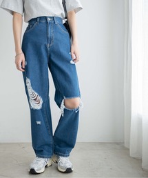 WEGO | WEGO/ヘビークラッシュローライズパンツ(デニムパンツ)
