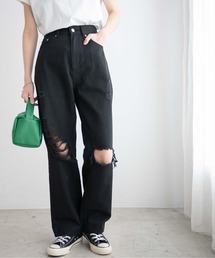 WEGO | WEGO/ヘビークラッシュローライズパンツ(デニムパンツ)