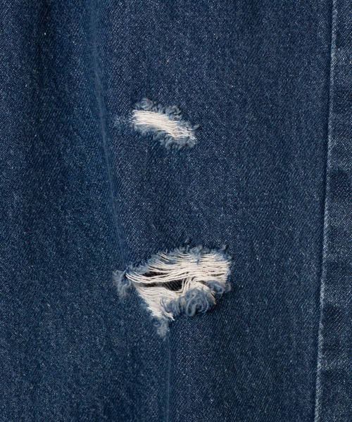 WEGO（ウィゴー）の「WEGO/ヘビークラッシュローライズパンツ（デニムパンツ・レディース・インディゴブルー/ホワイト/ライトインディゴブルー/ブラック/ブラック系その他/コバルトブルー・SMALL/MEDIUM）」の17枚目の写真