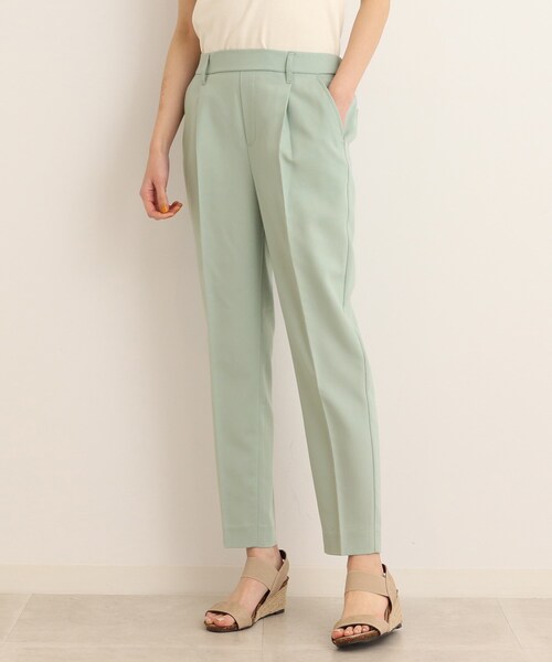 SHOO・LA・RUE（シューラルー）の「◆【SS-3L/美脚シルエット】オンにもオフにも○ テーパードパンツ（その他パンツ・レディース・ライトグリーン/ブラック/ライトベージュ/ブルー/レモンイエロー/モスグリーン/ピンク系/グレー系1/ブラウン系その他3・01/02/03/04/05/10）」の11枚目の写真