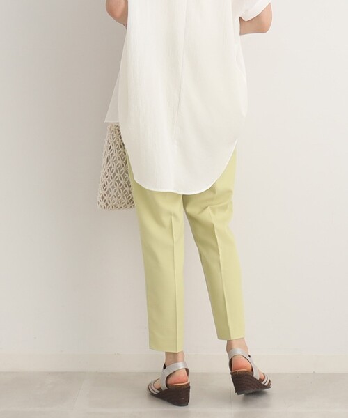 SHOO・LA・RUE（シューラルー）の「◆【SS-3L/美脚シルエット】オンにもオフにも○ テーパードパンツ（その他パンツ・レディース・ライトグリーン/ブラック/ライトベージュ/ブルー/レモンイエロー/モスグリーン/ピンク系/グレー系1/ブラウン系その他3・01/02/03/04/05/10）」の12枚目の写真