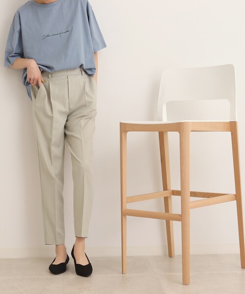 SHOO・LA・RUE（シューラルー）の「◆【SS-3L/美脚シルエット】オンにもオフにも○ テーパードパンツ（その他パンツ・レディース・ライトグリーン/ブラック/ライトベージュ/ブルー/レモンイエロー/モスグリーン/ピンク系/グレー系1/ブラウン系その他3・01/02/03/04/05/10）」の22枚目の写真