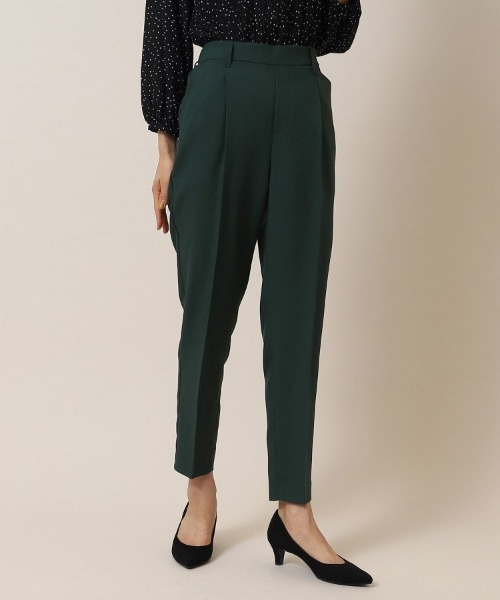 SHOO・LA・RUE（シューラルー）の「◆【SS-3L/美脚シルエット】オンにもオフにも○ テーパードパンツ（その他パンツ・レディース・ライトグリーン/ブラック/ライトベージュ/ブルー/レモンイエロー/モスグリーン/ピンク系/グレー系1/ブラウン系その他3・01/02/03/04/05/10）」の7枚目の写真