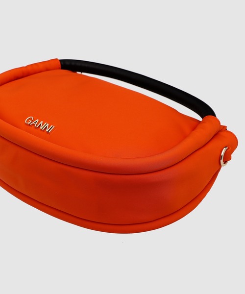 GANNI（ガニー）の「Knot Mini Bag（ショルダーバッグ・レディース・オレンジ系その他/イエロー系その他/パープル系その他/グリーン系その他/カーキ/ブラック・ONE SIZE）」の11枚目の写真