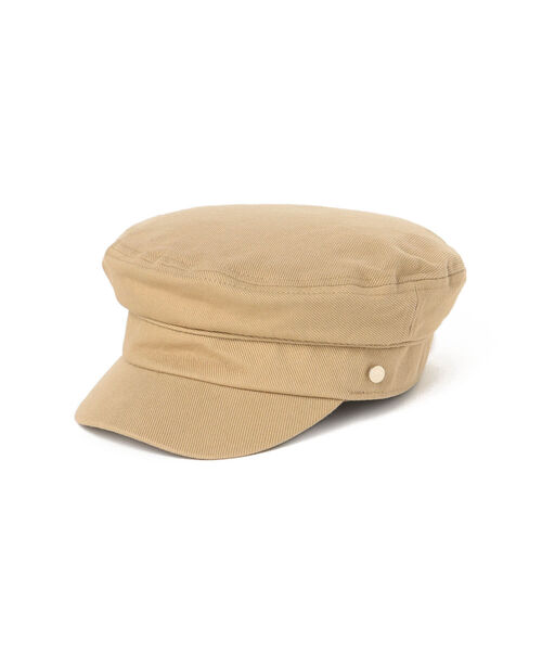 BEAMS HEART（ビームスハート）の「BEAMS HEART / ボタン付き マリンキャスケット（キャスケット・レディース・ブラック/ベージュ・FREE）」の9枚目の写真