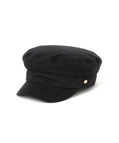 BEAMS HEART（ビームスハート）の「BEAMS HEART / ボタン付き マリンキャスケット（キャスケット・レディース・ブラック/ベージュ・FREE）」の11枚目の写真