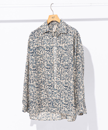 【India print】プルオーバーシャツ