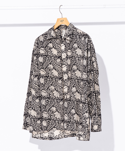 417 EDIFICE（フォーワンセブンエディフィス）の「【India print】プルオーバーシャツ（シャツ/ブラウス・メンズ・マルチ/その他3/その他11/その他15・MEDIUM/LARGE）」の2枚目の写真