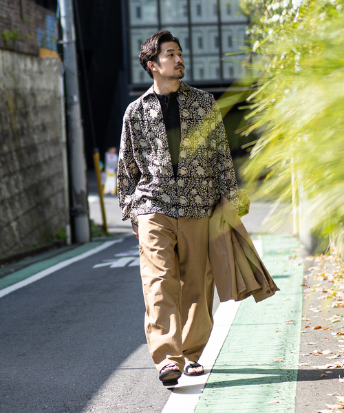 417 EDIFICE（フォーワンセブンエディフィス）の「【India print】プルオーバーシャツ（シャツ/ブラウス・メンズ・マルチ/その他3/その他11/その他15・MEDIUM/LARGE）」の5枚目の写真