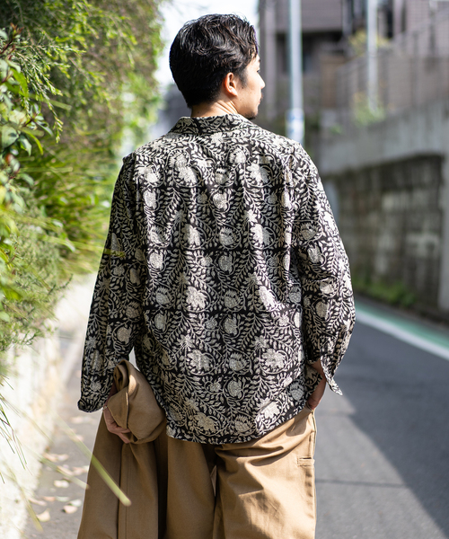 417 EDIFICE（フォーワンセブンエディフィス）の「【India print】プルオーバーシャツ（シャツ/ブラウス・メンズ・マルチ/その他3/その他11/その他15・MEDIUM/LARGE）」の6枚目の写真