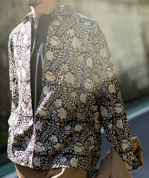 417 EDIFICE（フォーワンセブンエディフィス）の「【India print】プルオーバーシャツ（シャツ/ブラウス・メンズ・マルチ/その他3/その他11/その他15・MEDIUM/LARGE）」の7枚目の写真