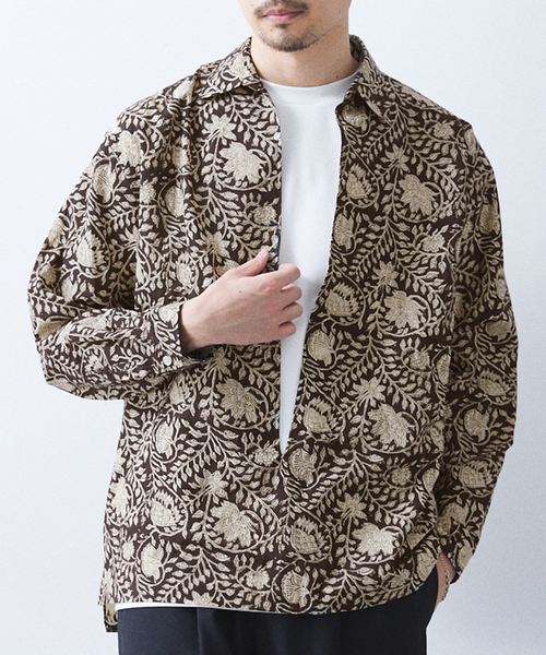 417 EDIFICE（フォーワンセブンエディフィス）の「【India print】プルオーバーシャツ（シャツ/ブラウス・メンズ・マルチ/その他3/その他11/その他15・MEDIUM/LARGE）」の11枚目の写真