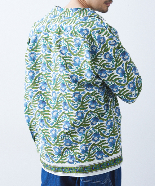 417 EDIFICE（フォーワンセブンエディフィス）の「【India print】プルオーバーシャツ（シャツ/ブラウス・メンズ・マルチ/その他3/その他11/その他15・MEDIUM/LARGE）」の14枚目の写真