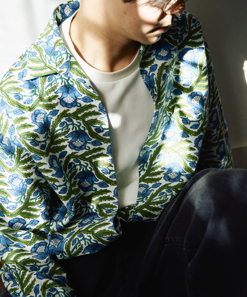 417 EDIFICE（フォーワンセブンエディフィス）の「【India print】プルオーバーシャツ（シャツ/ブラウス・メンズ・マルチ/その他3/その他11/その他15・MEDIUM/LARGE）」の18枚目の写真