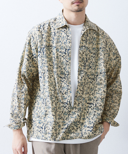 417 EDIFICE（フォーワンセブンエディフィス）の「【India print】プルオーバーシャツ（シャツ/ブラウス・メンズ・マルチ/その他3/その他11/その他15・MEDIUM/LARGE）」の21枚目の写真