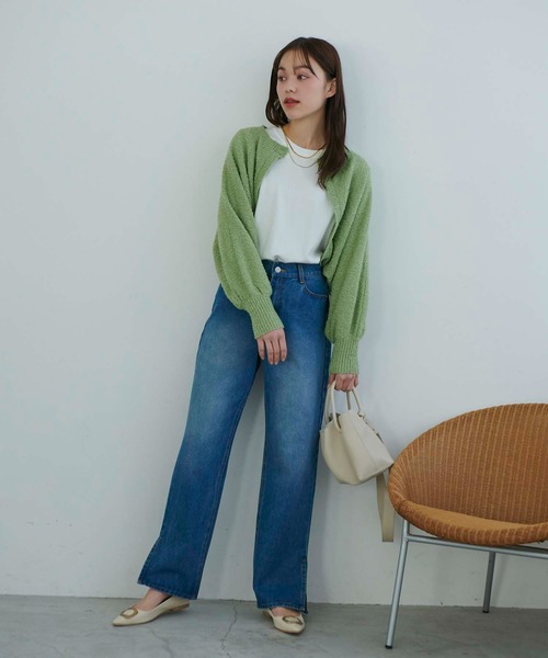 Edit Sheen（エディットシーン）の「メタルパーツフラットシューズ（パンプス・レディース・アイボリー/ブラック/ベージュ・21.5cm/22.0cm/22.5cm/23.0cm/23.5cm/24.0cm/24.5cm）」の4枚目の写真