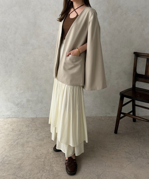 apres jour clair(アプレジュールクレア)の「【apres jour clair】マルチWAYカップ付きキャミソール【ZOZOTOWN限定アイテム】(キャミソール・レディース・アイボリー/ダークブラウン・フリー/X-LARGE)」の8枚目の写真