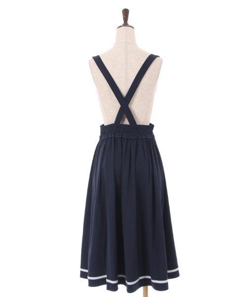 axesfemmeオーナメント刺繍サス付きスカート オーナメント刺繍サス付きスカート｜アクシーズファムの通販