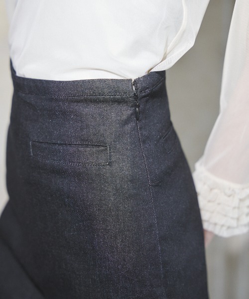 MIRO AMURETTE（ミロアミュレット）の「ribbon paris denim pants/裾リボンデニム（デニムパンツ・レディース・ブラック・SMALL/MEDIUM）」の12枚目の写真