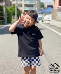 【KIDS】【Franklin Climbing】バッグロゴプリントフレキシブルテックショートスリーブTee