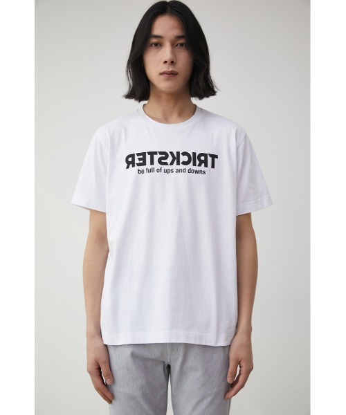 AZUL by moussy(アズールバイマウジー)の「TRICKSTER Tシャツ/トリックスターT(Tシャツ/カットソー・メンズ・ベージュ/ホワイト/ブラック・LARGE/MEDIUM/SMALL)」の7枚目の写真