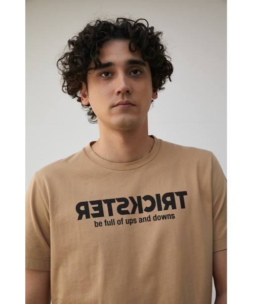 AZUL by moussy(アズールバイマウジー)の「TRICKSTER Tシャツ/トリックスターT(Tシャツ/カットソー・メンズ・ベージュ/ホワイト/ブラック・LARGE/MEDIUM/SMALL)」の22枚目の写真