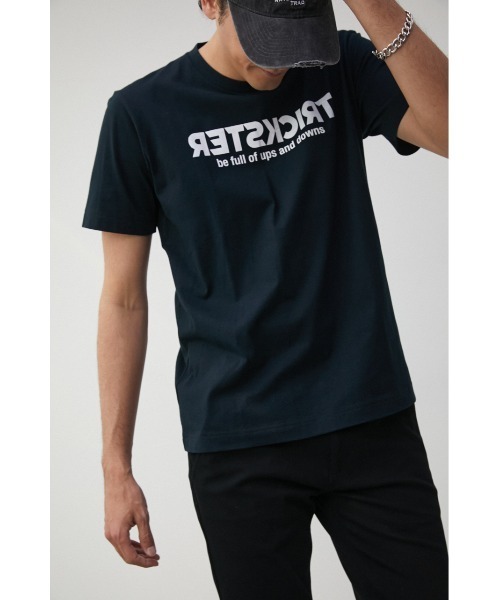 AZUL by moussy(アズールバイマウジー)の「TRICKSTER Tシャツ/トリックスターT(Tシャツ/カットソー・メンズ・ベージュ/ホワイト/ブラック・LARGE/MEDIUM/SMALL)」の14枚目の写真
