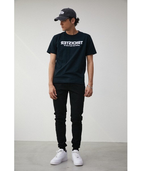 AZUL by moussy(アズールバイマウジー)の「TRICKSTER Tシャツ/トリックスターT(Tシャツ/カットソー・メンズ・ベージュ/ホワイト/ブラック・LARGE/MEDIUM/SMALL)」の15枚目の写真