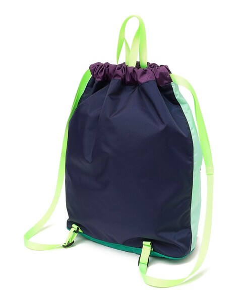 THE PARK SHOP（ザパークショップ）の「【SHIPS KIDS別注】THE PARK SHOP:WATER PARK KNAPSACK（バックパック/リュック・キッズ・ミント/ネイビー/グレー・ONE SIZE）」の8枚目の写真