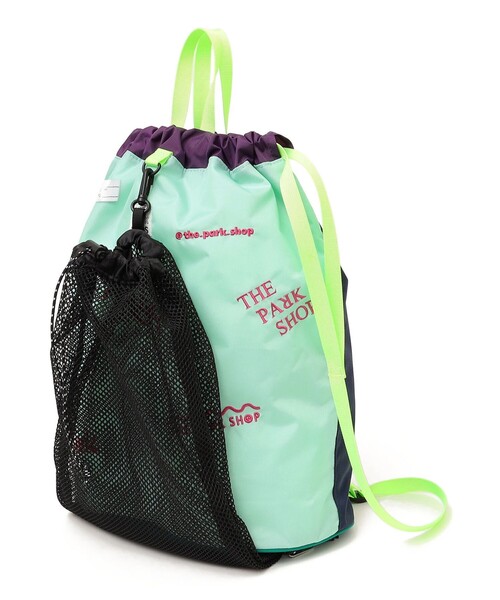 THE PARK SHOP（ザパークショップ）の「【SHIPS KIDS別注】THE PARK SHOP:WATER PARK KNAPSACK（バックパック/リュック・キッズ・ミント/ネイビー/グレー・ONE SIZE）」の11枚目の写真