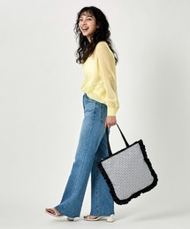 LeSportsac（レスポートサック）の「RUFFLE TOTE ギンガム