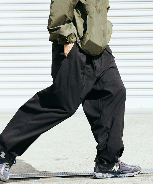 JOURNAL STANDARD(ジャーナルスタンダード)の「WOOLINO ライトオーバーパンツ(その他パンツ・メンズ・グレー/チャコールグレー/ブラック・LARGE/SMALL/MEDIUM)」の7枚目の写真