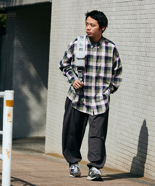 JOURNAL STANDARD(ジャーナルスタンダード)の「WOOLINO ライトオーバーパンツ(その他パンツ・メンズ・グレー/チャコールグレー/ブラック・LARGE/SMALL/MEDIUM)」の9枚目の写真
