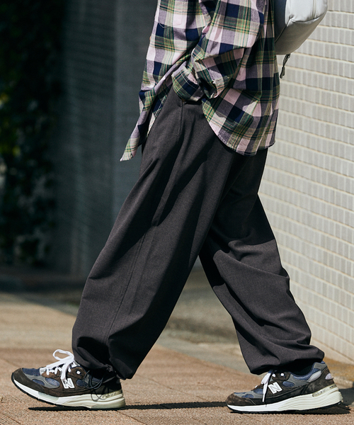 JOURNAL STANDARD(ジャーナルスタンダード)の「WOOLINO ライトオーバーパンツ(その他パンツ・メンズ・グレー/チャコールグレー/ブラック・LARGE/SMALL/MEDIUM)」の12枚目の写真