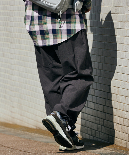 JOURNAL STANDARD(ジャーナルスタンダード)の「WOOLINO ライトオーバーパンツ(その他パンツ・メンズ・グレー/チャコールグレー/ブラック・LARGE/SMALL/MEDIUM)」の13枚目の写真