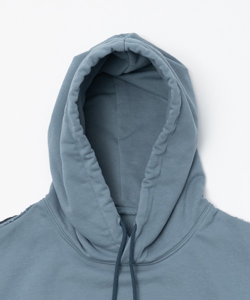 Wizzard（ウィザード）の「Wizzard ウィザード / LAYERED ZIP HOODIE レイヤードジップフーディ / W23AW-DC010（パーカー・メンズ・ブラック/ブルー/グレー・0/1/2/3）」の6枚目の写真