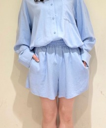 gelato pique（ジェラートピケ）の「レーヨンリネンショートパンツ（ルームウェア/パジャマ・レディース）」