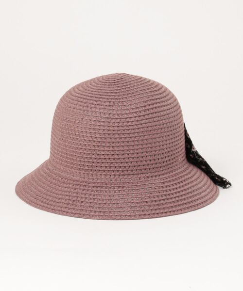 HAKKA KIDS(ハッカキッズ)の「レースリボン付きブレードハット(ハット・キッズ・ベージュ/ブラウン/ピンク・L/M/S)」の7枚目の写真